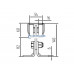 ALUTECH SGN.01.140 опора роликовая (полимерные ролики) для ворот до 300 кг. Light
